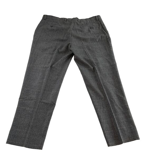 Jos. A. Bank 1905 Dress Pants Men's 38RX29 Gray Wool Blend Flat Front - Picture 2 of 10